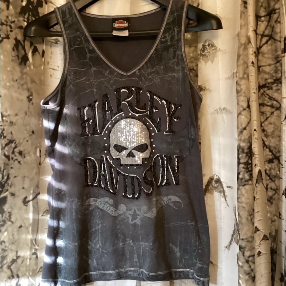 Harley-Davidson Charcoal Graphic Tank
